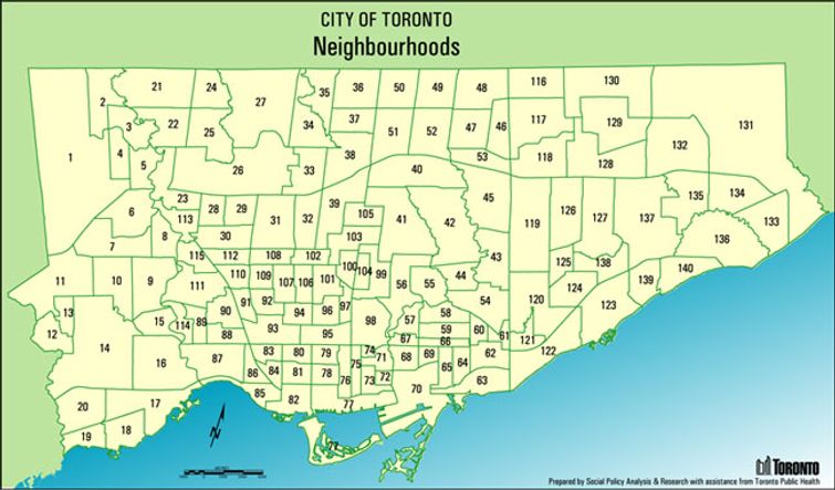 Different neighbourhoods offer different options and real estate prices