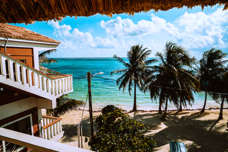 beachfront home in Ambergris Caye, Belize