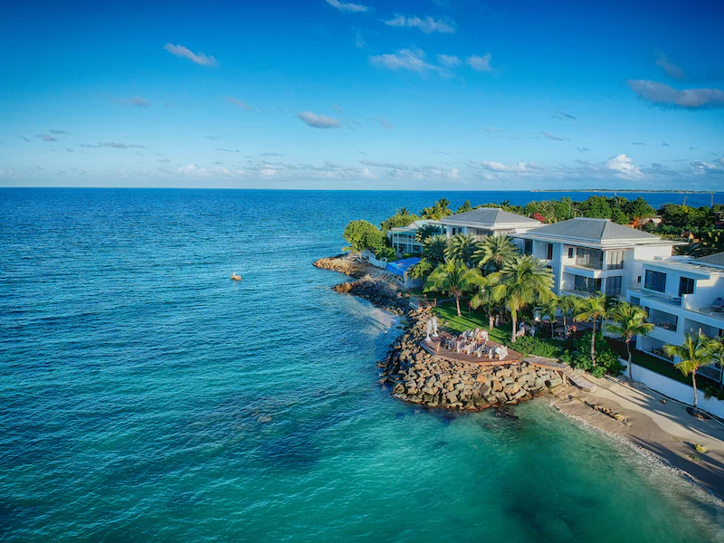 ocean front home in Antigua and Barbuda